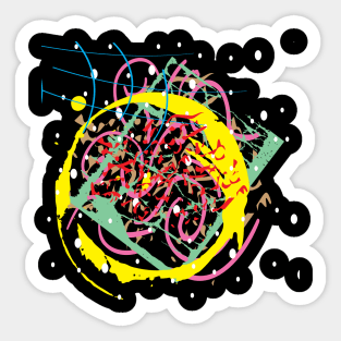 abstract colorful Sticker